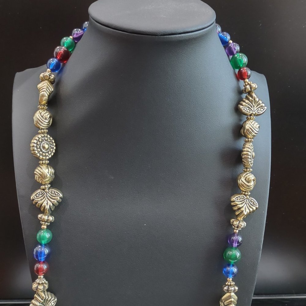 Beaded Statement Necklace - image 6